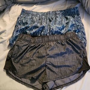 Striped Athletic Shorts Set